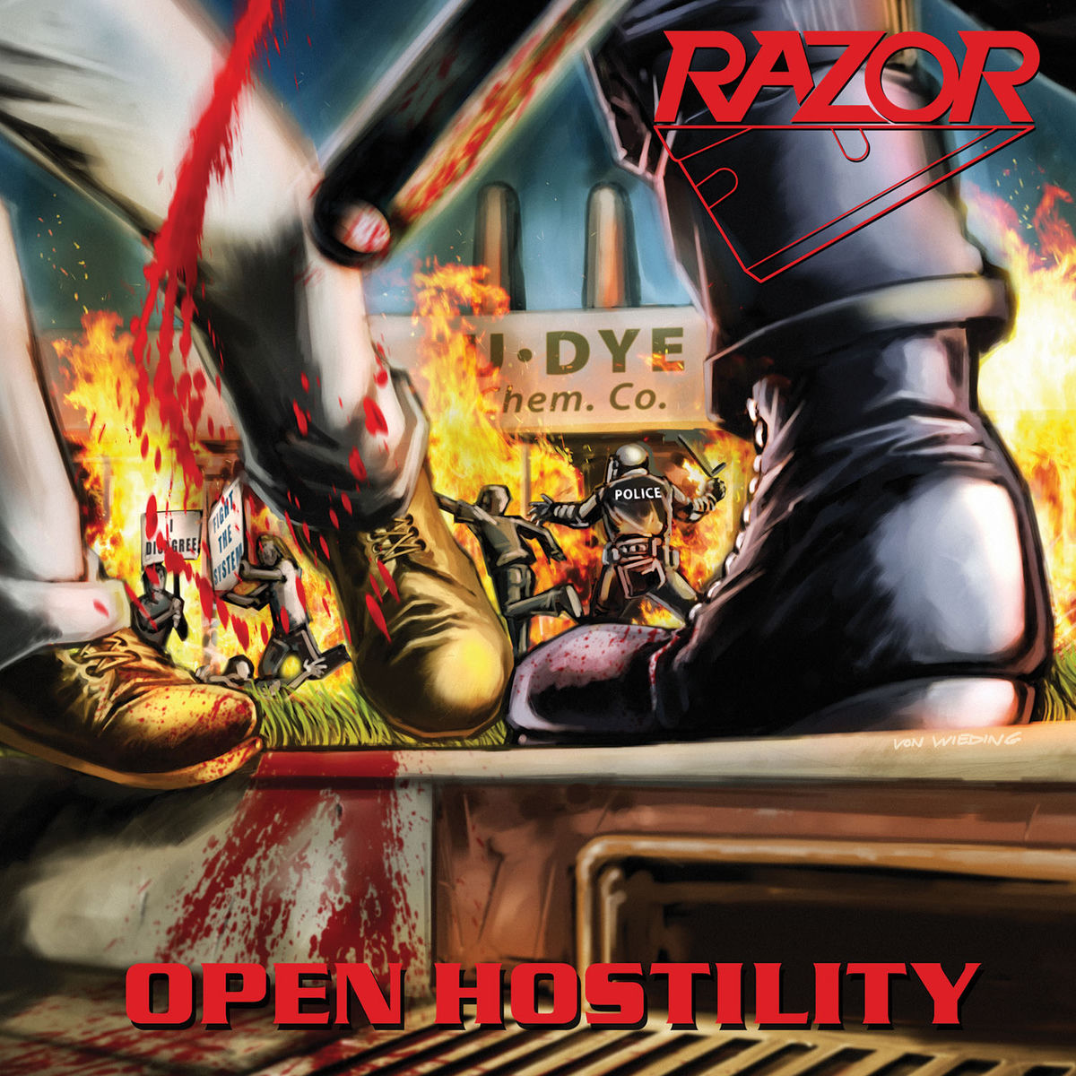 Razor - Open Hostility (Colour Vinyl LP)