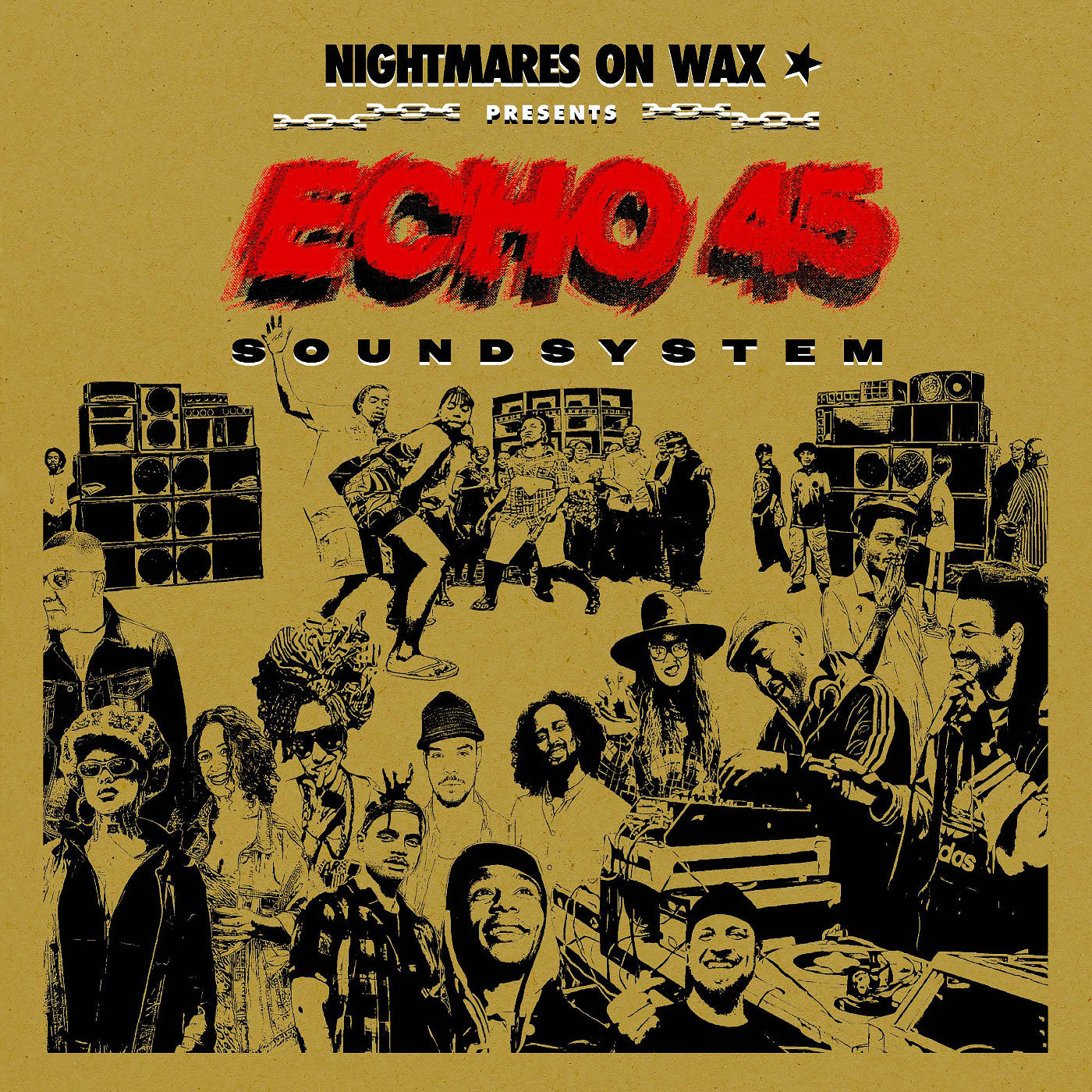 Nightmares On Wax - Echo45 Soundsystem (Gold Vinyl 2LP)