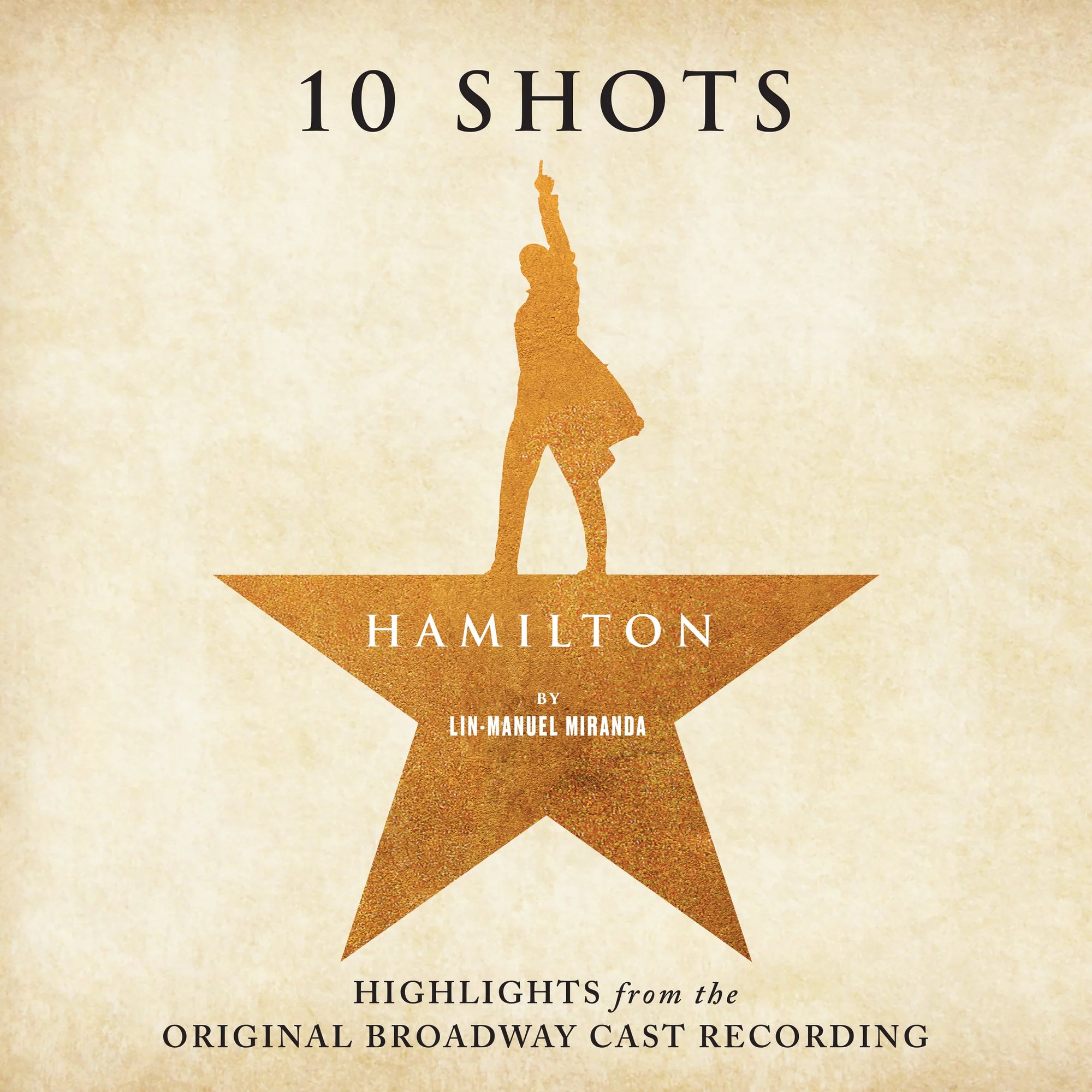 Hamilton: 10 Shots Broadway Highlights - Soundtrack (Brown Vinyl LP)