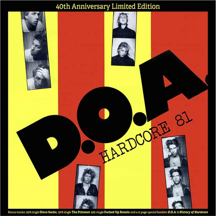 D.O.A. - Hardcore '81 (Red Vinyl LP)
