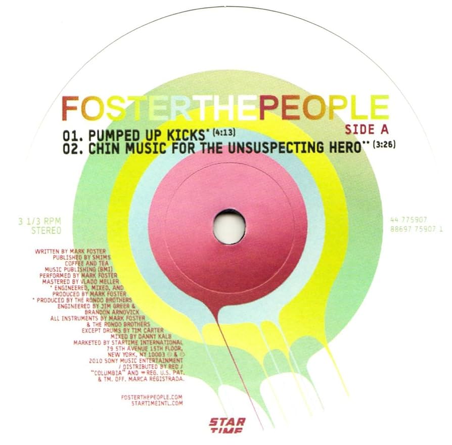 USED LP - Foster The People - Pumped Up Kicks (Vinyl 12" Single)