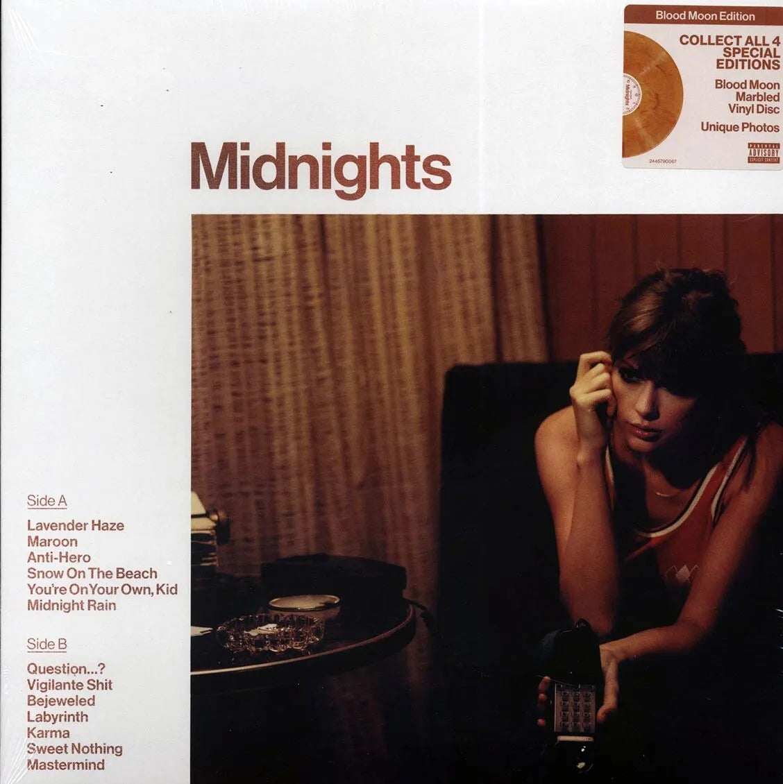 Taylor Swift - Midnights (Blood Moon Vinyl LP)