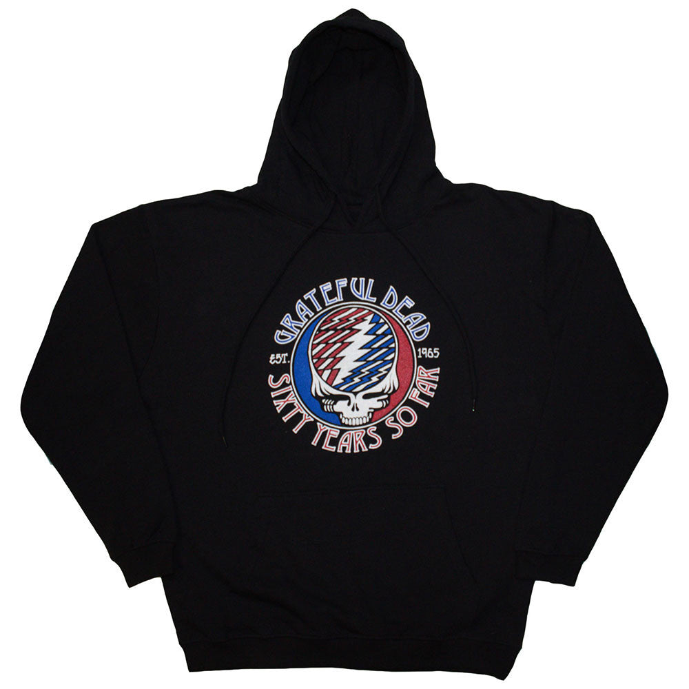 Hoodie - Grateful Dead Stealie 60 Logo Black