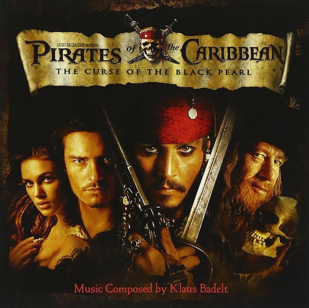 Pirates of the Caribbean: Curse of the Black Pearl - Soundtrack (Black Ice Vinyl 2LP)