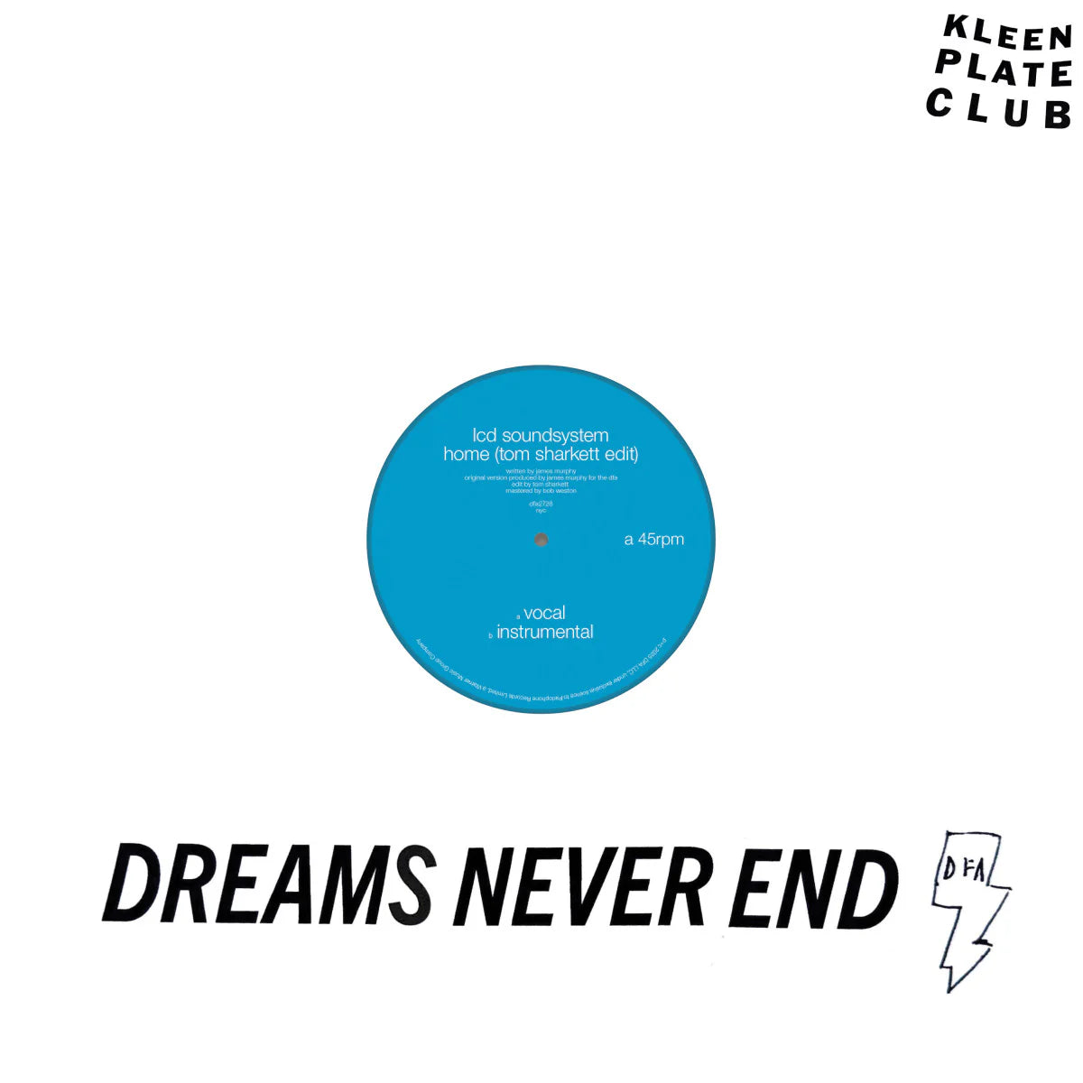 LCD Soundsystem - Home (Tom Sharkett Edit) (Vinyl 12” Single)