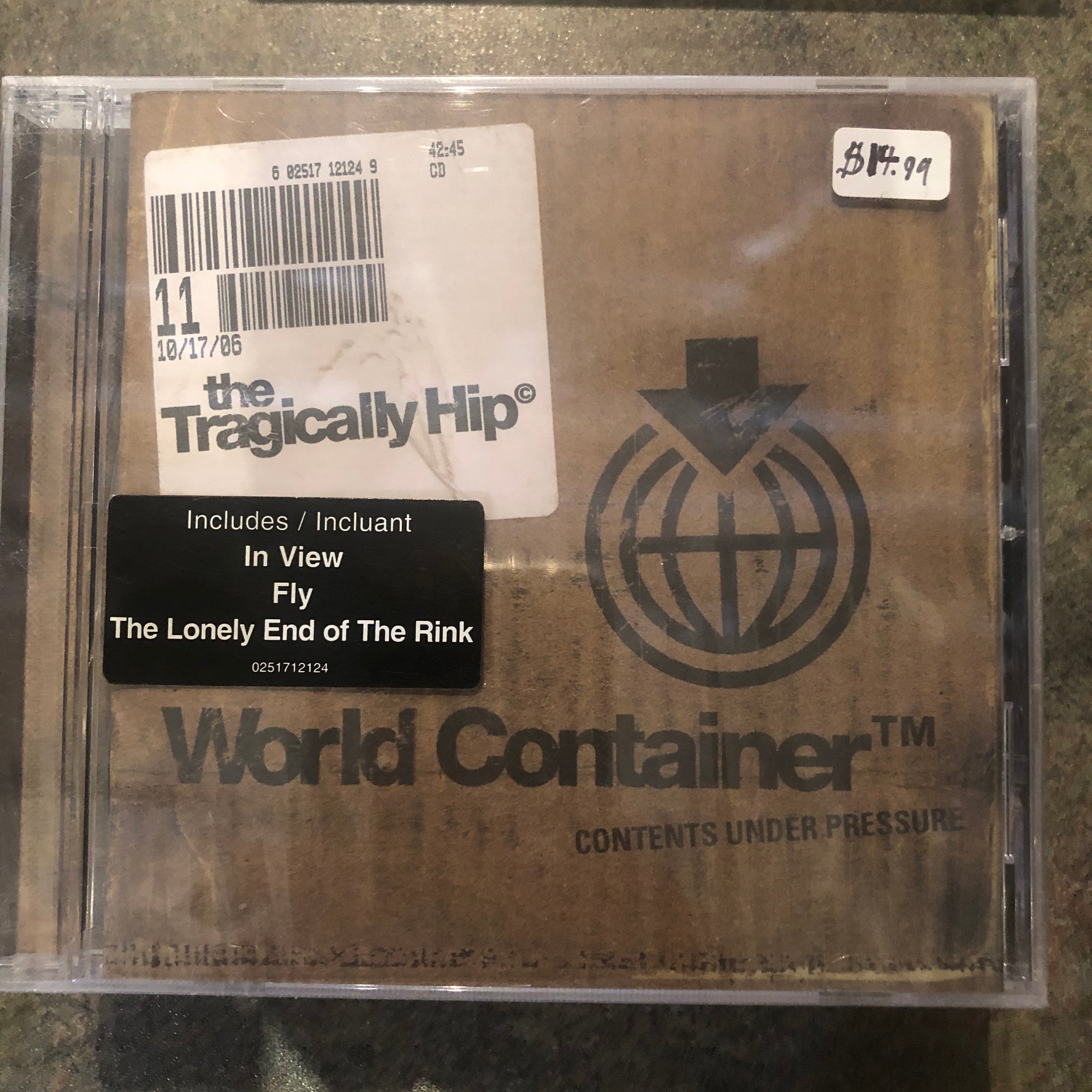 Tragically Hip (CD NEW) World Container