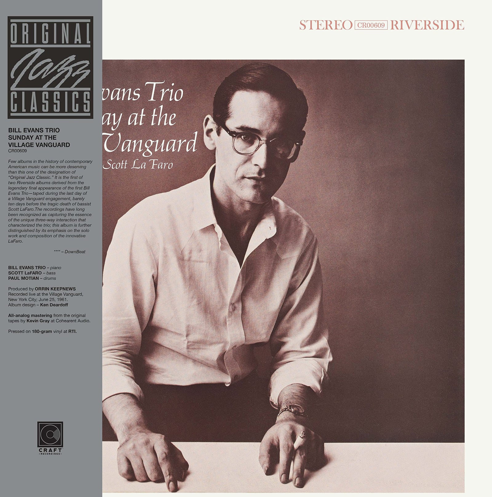 Bill Evans Trio - Sunday At The Village Vanguard (Vinyl LP)