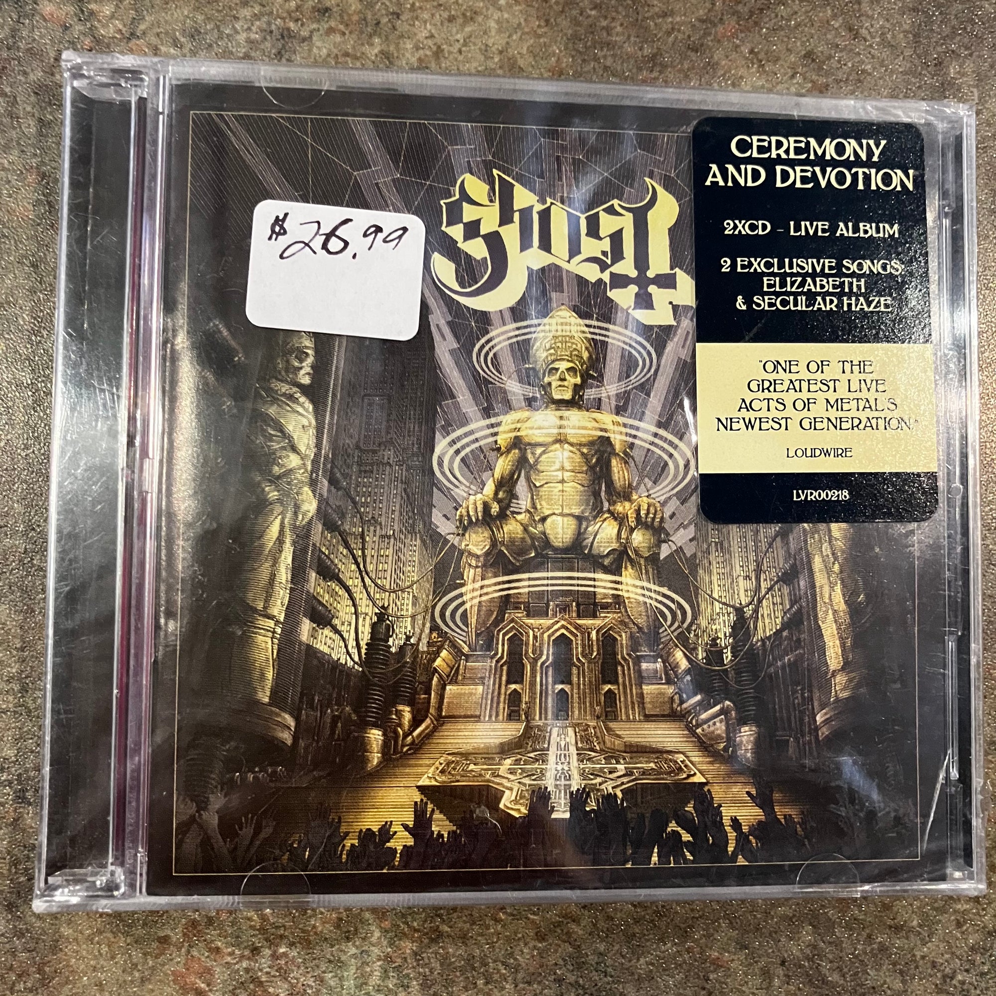 Ghost (2CD NEW) Ceremony and Devotion