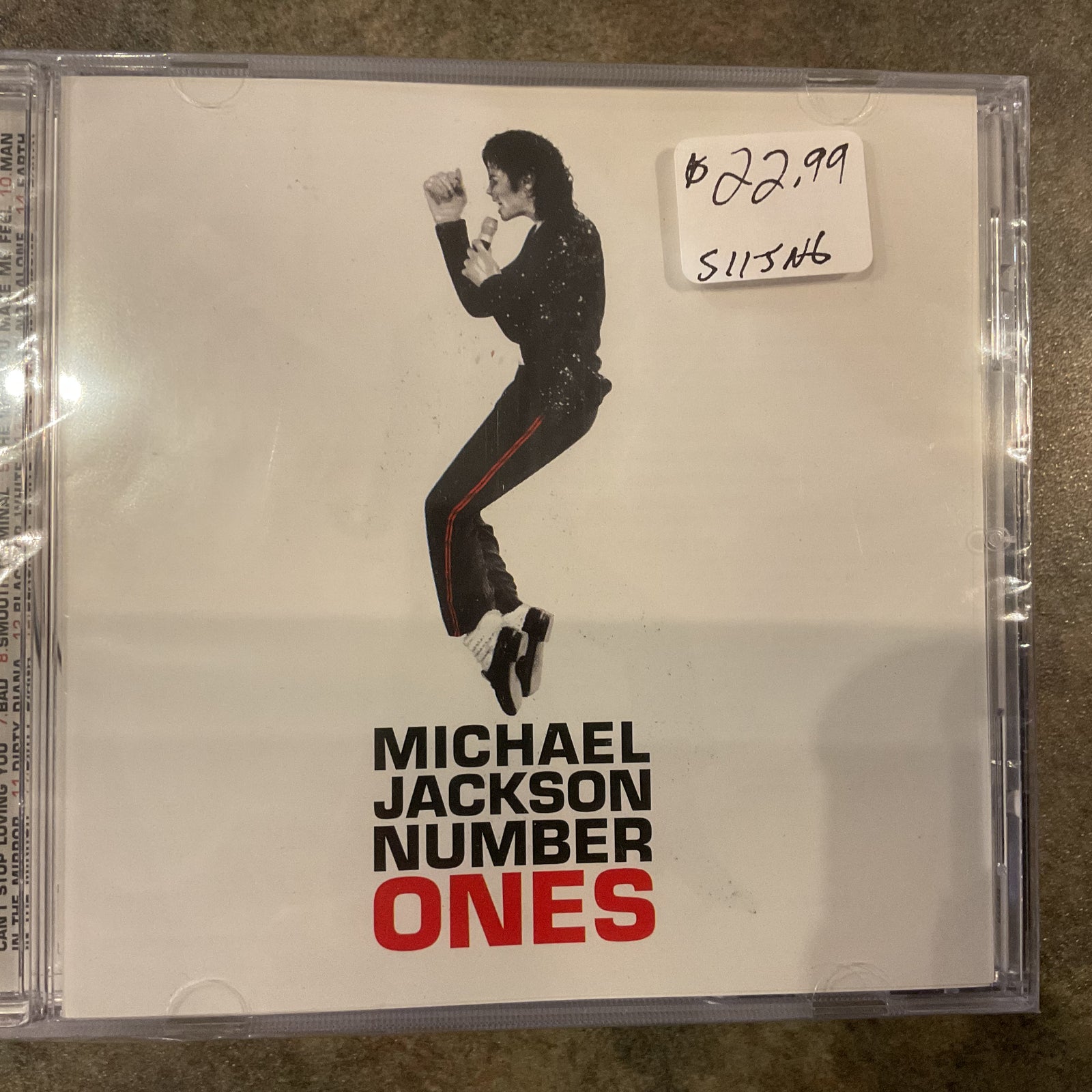 Michael Jackson (CD NEW) Numbers Ones