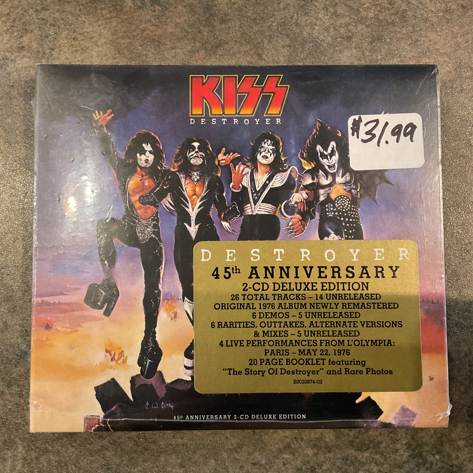 Kiss (CD NEW) Destroyer: 45th Anniversary