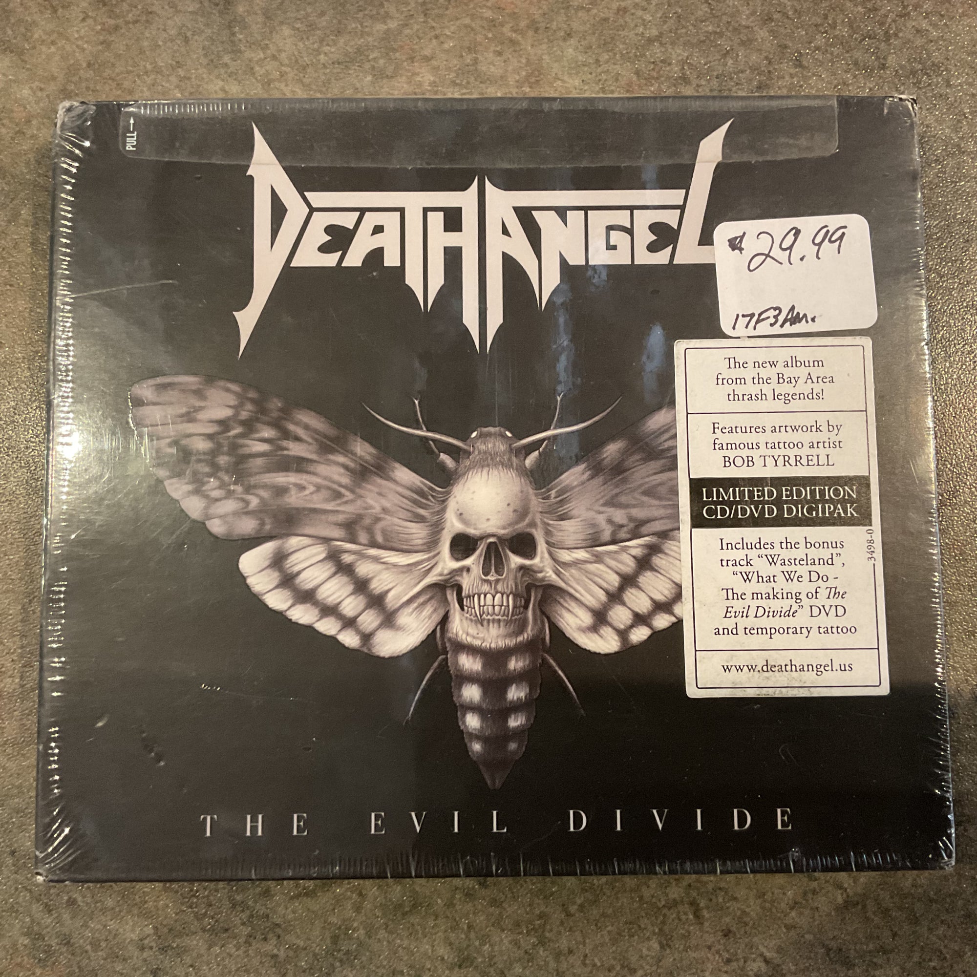 Death Angel (CD NEW) The Evil Divide