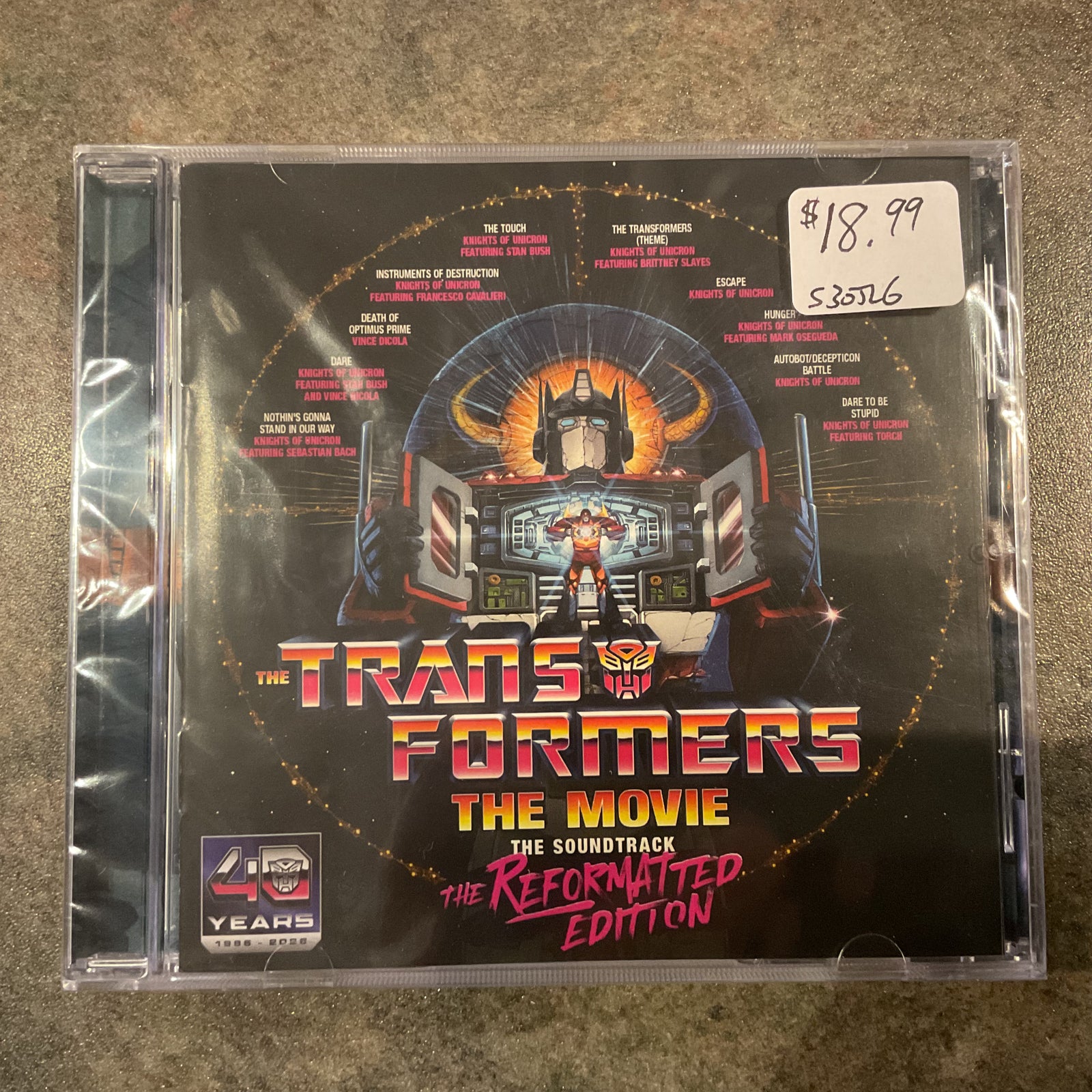 Transformers the Movie (CD NEW)  Soundtrack: Reformatted Edition