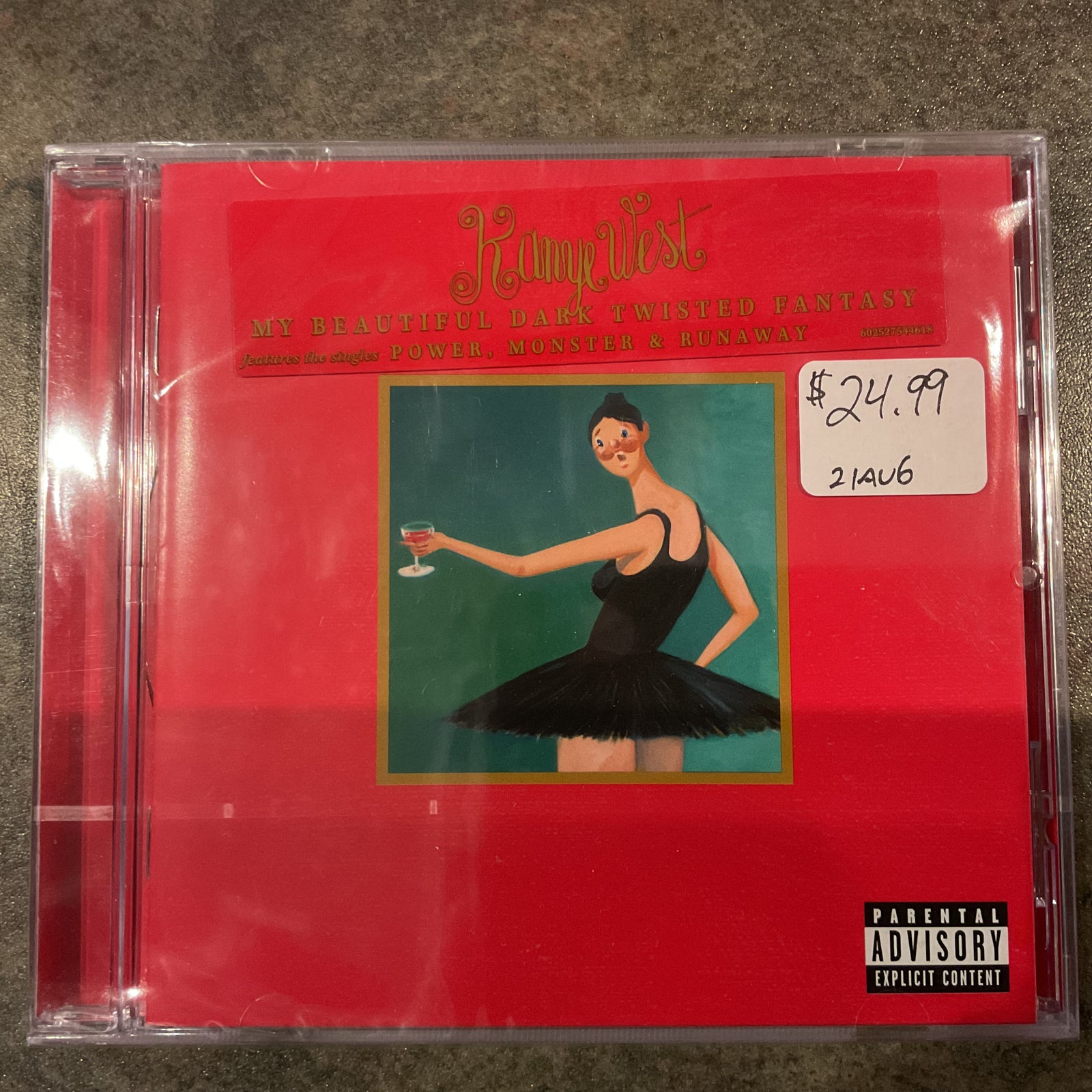 Kanye West (CD NEW) My Beautiful Dark Twisted Fantasy