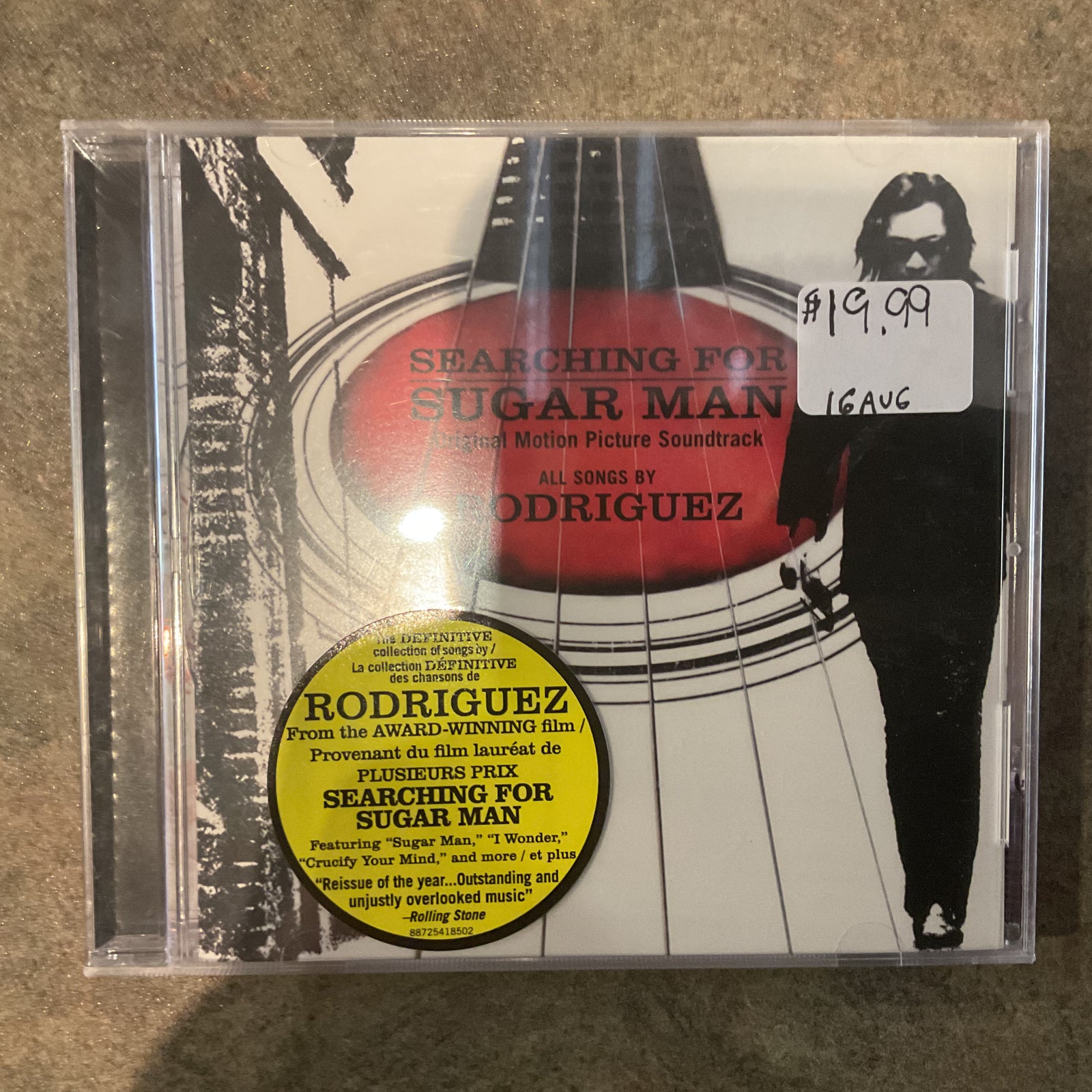 Rodriguez (CD NEW) Searching For The Sugar Man Soundtrack