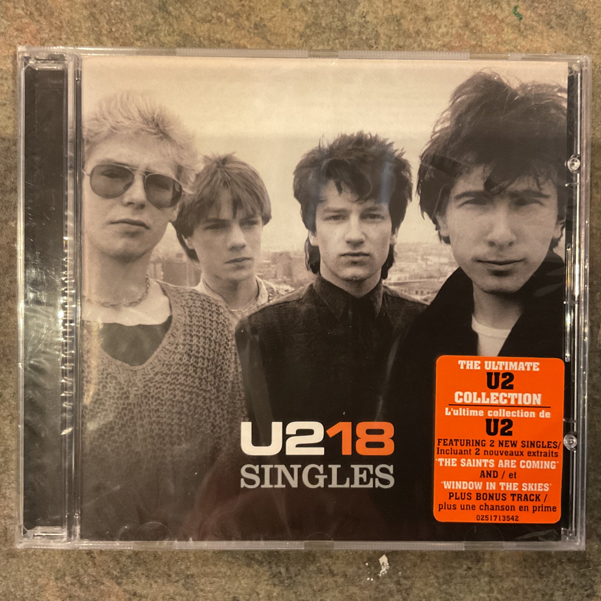 U2 (CD NEW) U218 Singles