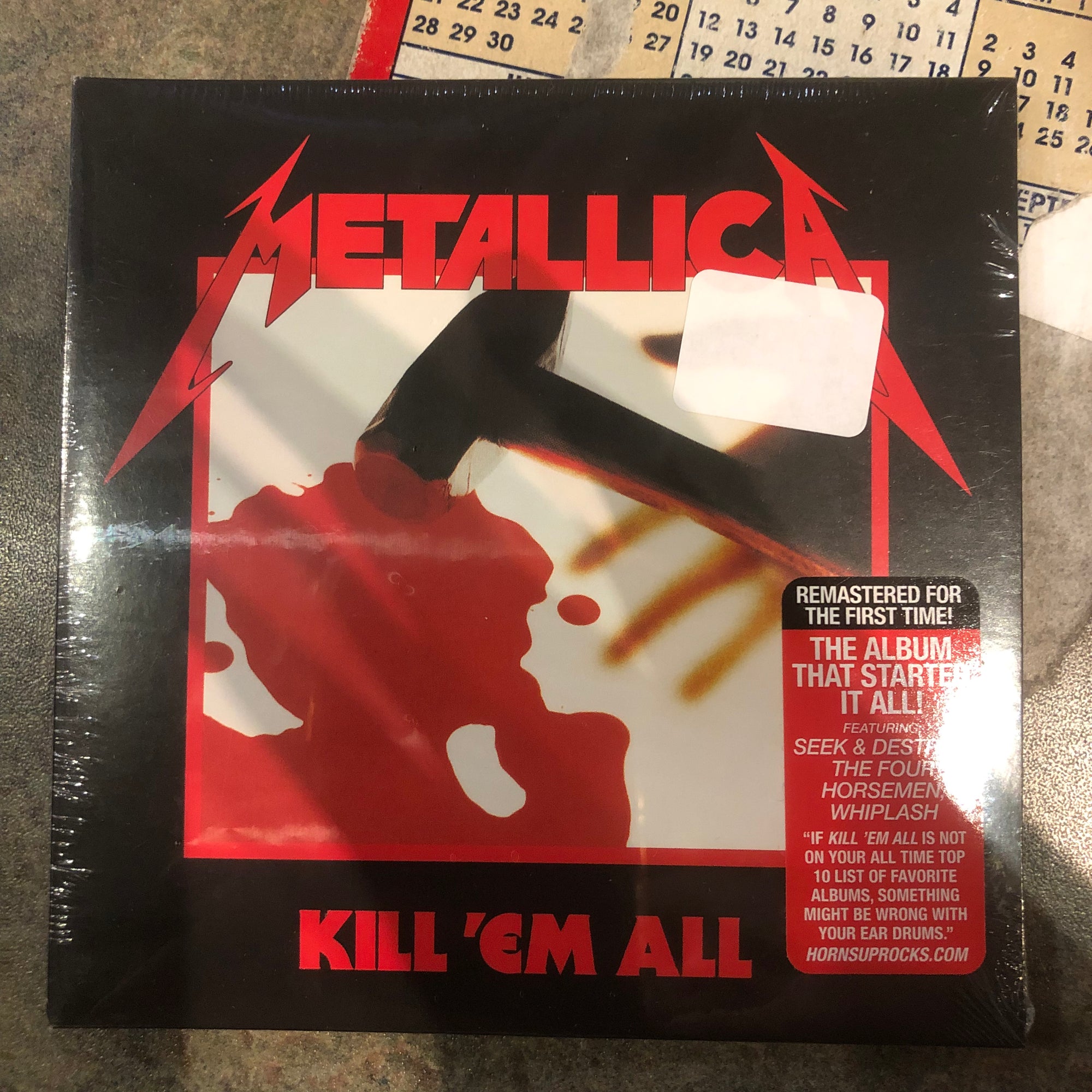 Metallica (CD NEW) Kill 'Em All