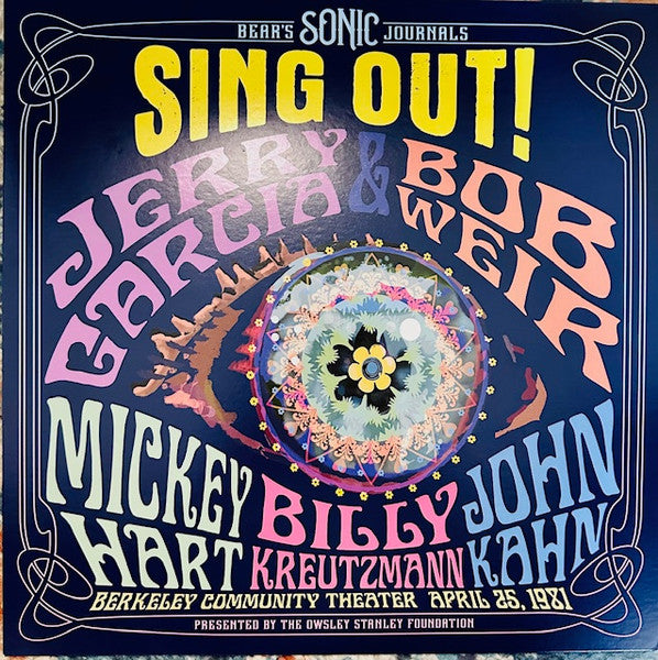 Jerry Garcia, Bob Weir & Co - Sing Out! Bear's Sonic Journals 1981 (VInyl LP)