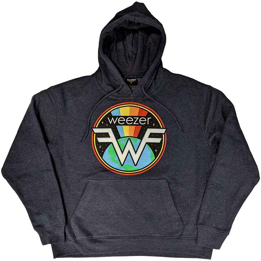 Hoodie - Weezer Symbol Logo Navy Blue