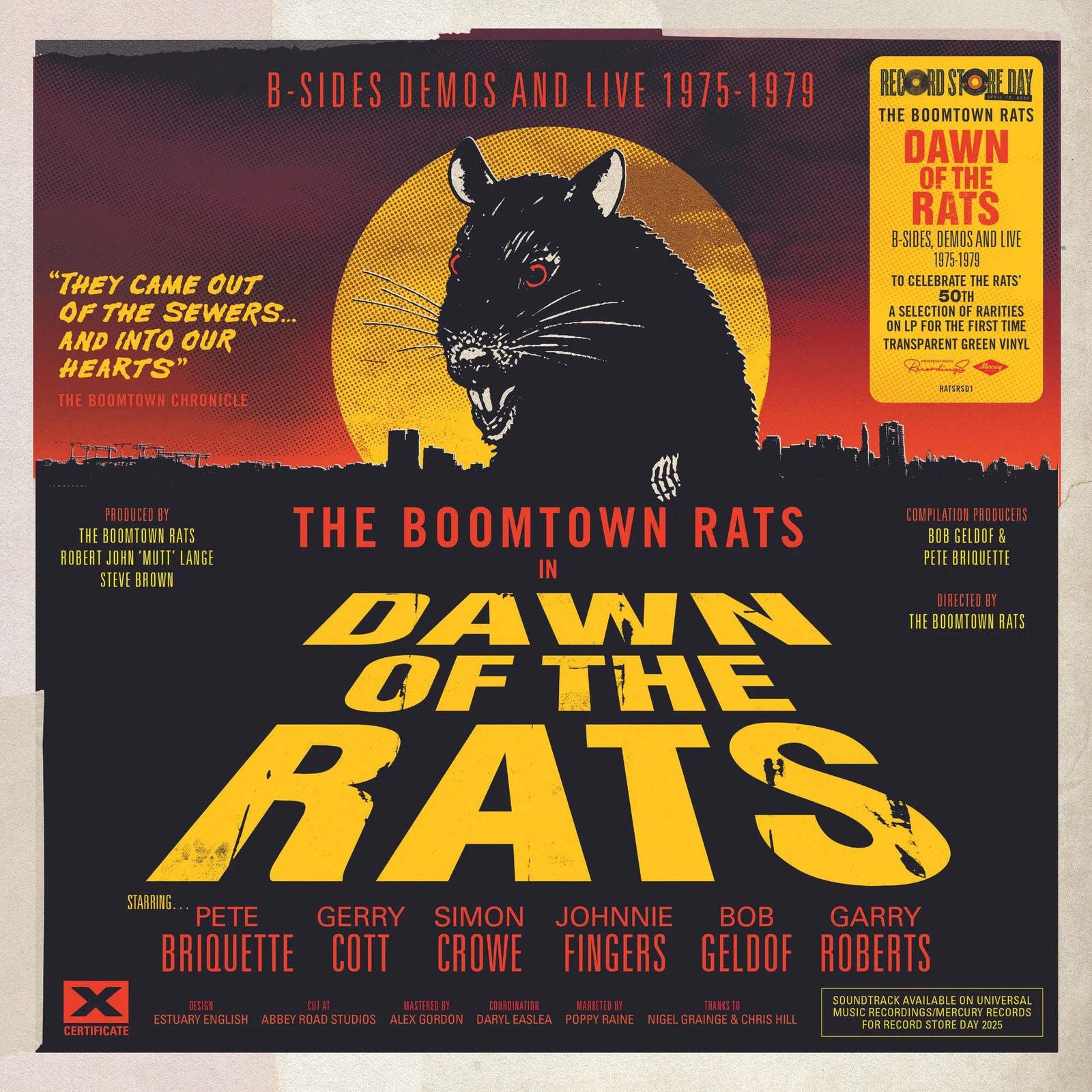 Boomtown Rats -  Dawn of the Rats B-Sides Demos And Live 1975-1979 RSD25 (Vinyl LP)