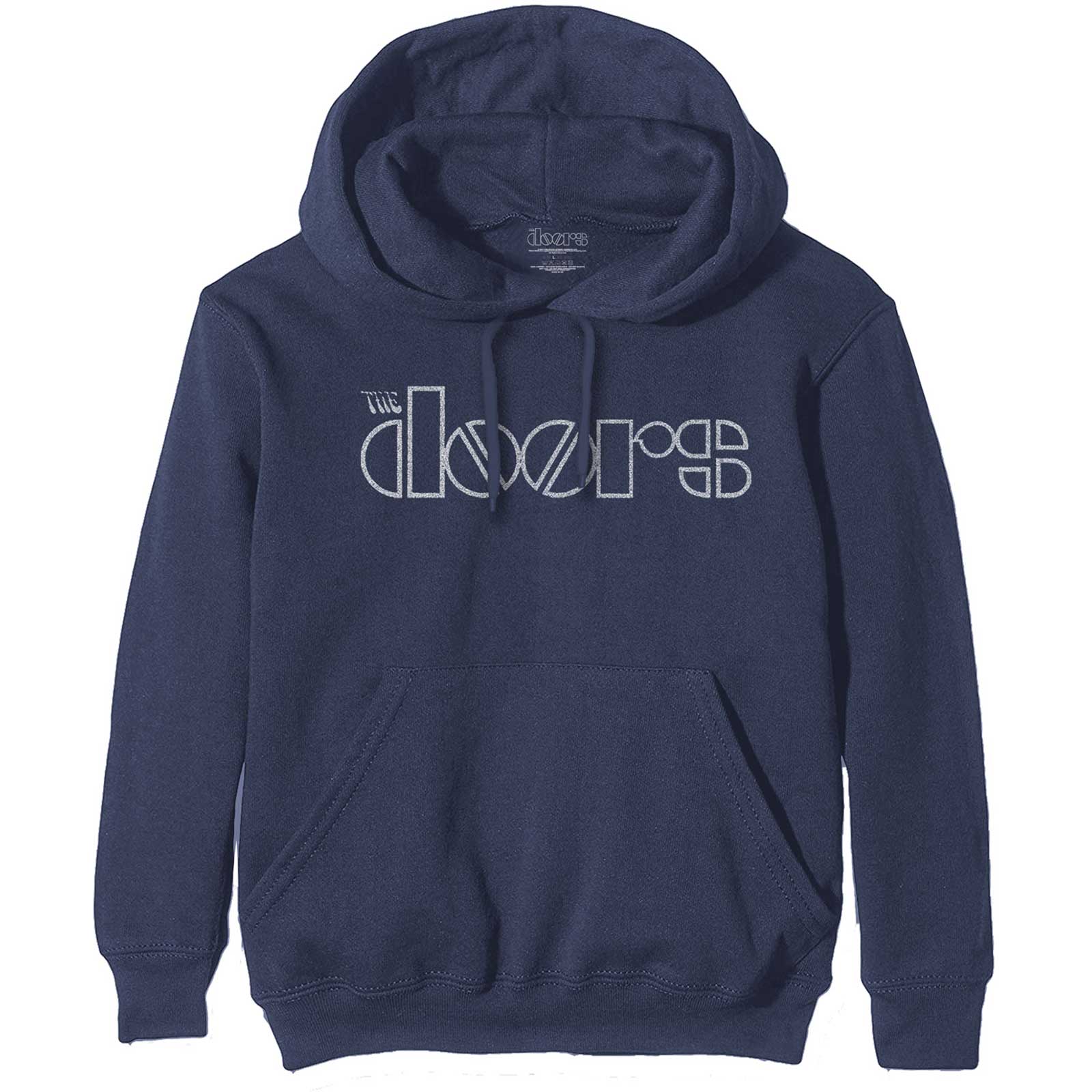 Hoodie - Doors Logo Navy Blue