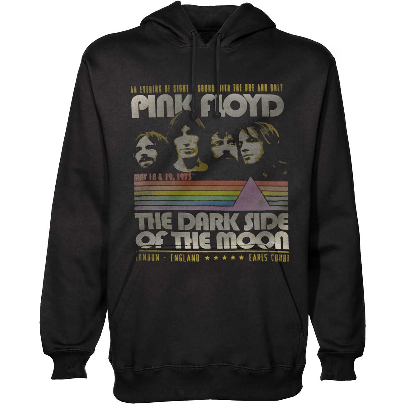 Hoodie - Pink Floyd Retro Stripes