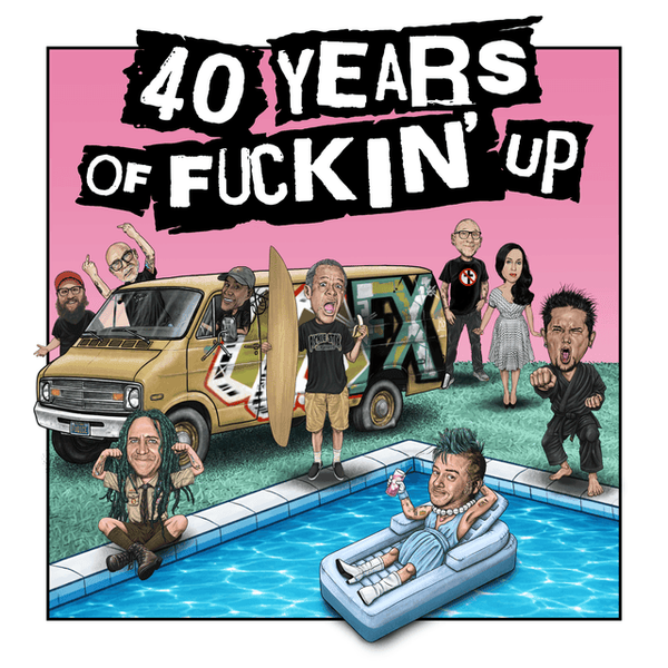 NOFX - 40 Years Of Fuckin' Up: Soundtrack + Score (Pink Vinyl LP)