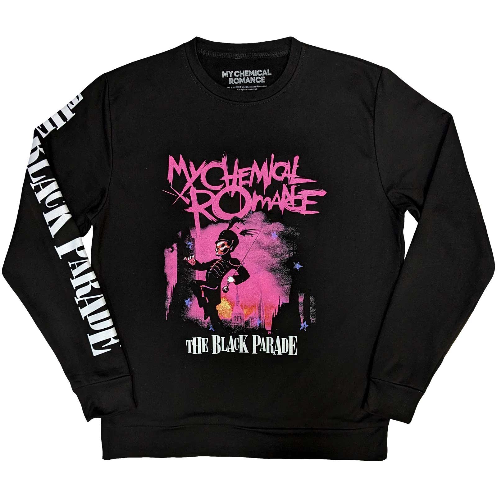 Sweatshirt - My Chemical Romance March (Sleeve Print) Black