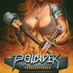 Pounder - Thunderforged (Fire Vinyl LP)