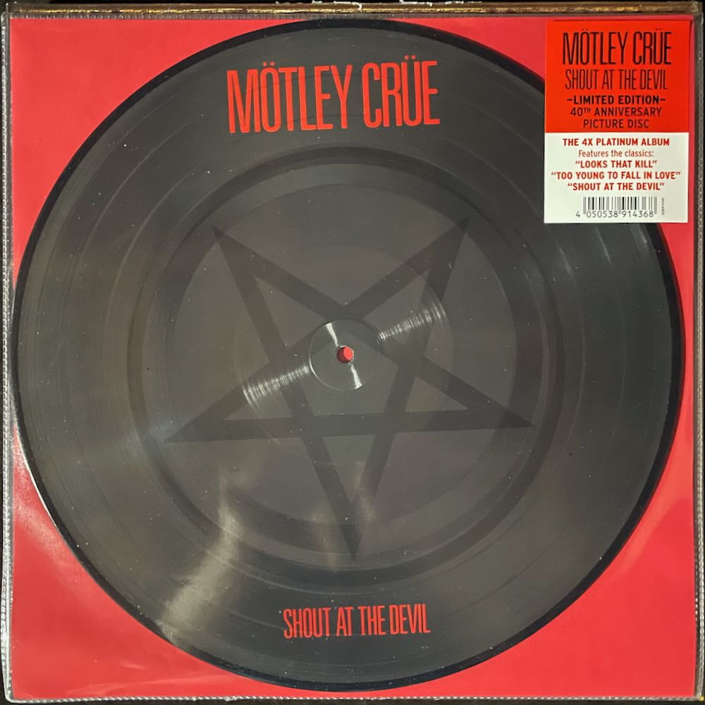 MOTLEY CRUE/SHOUT AT THE DEVIL＋ピクチャー盤