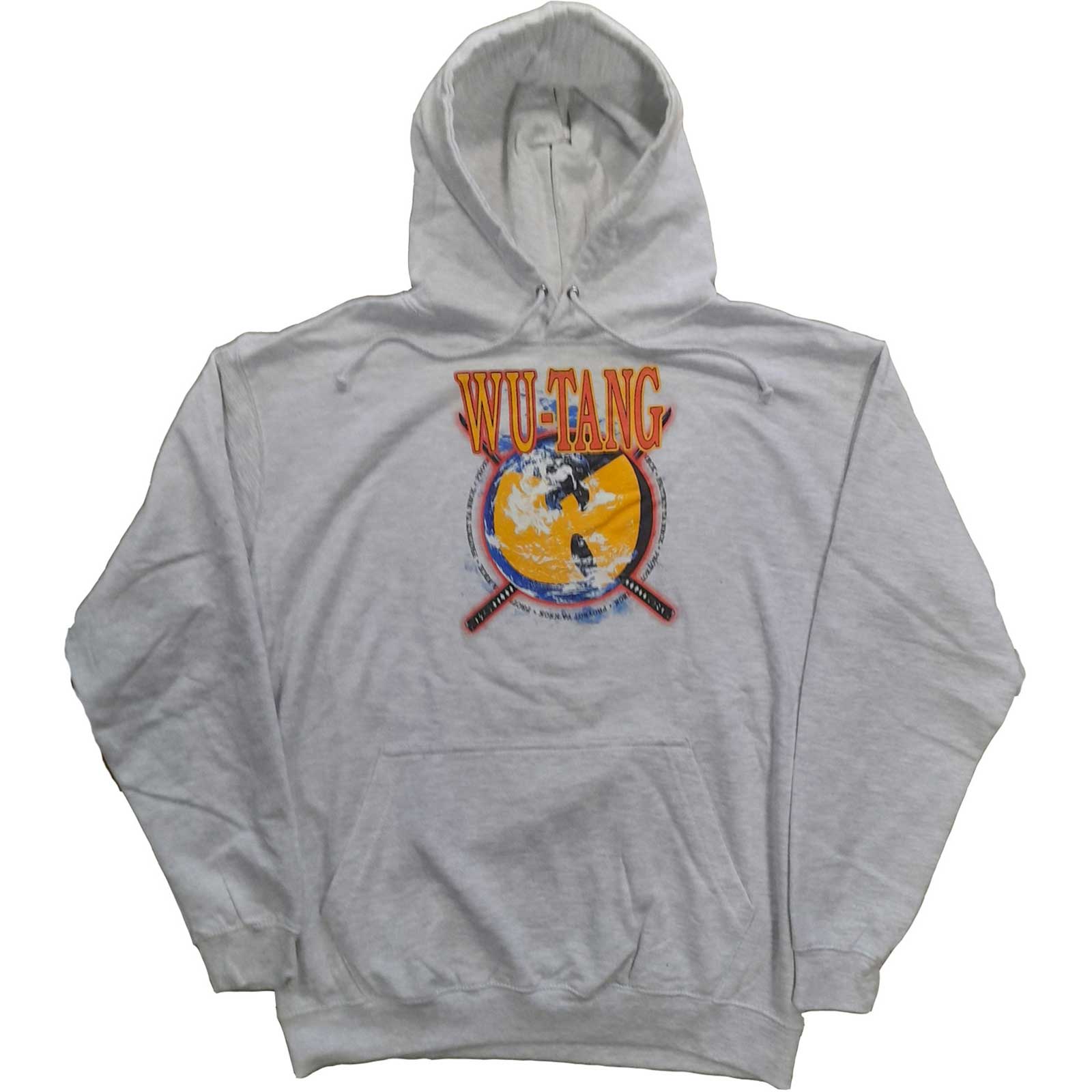 Hoodie - Wu-Tang Clan Protect Ya Neck Grey