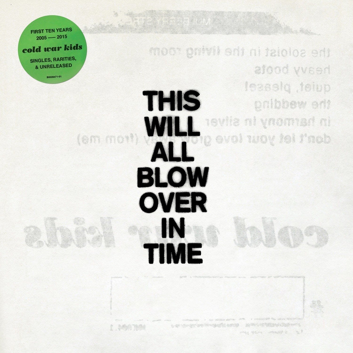 Cold War Kids - This Will All Blow Over In Time (Vinyl 2LP Record)