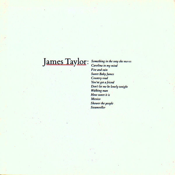 James Taylor - Greatest Hits (Vinyl LP)