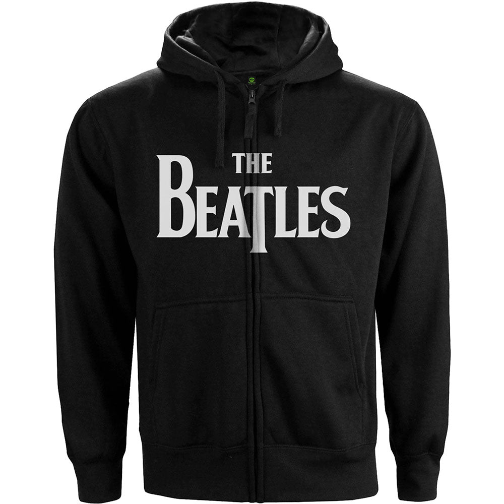 Hoodie - Beatles Drop T Zippered Black