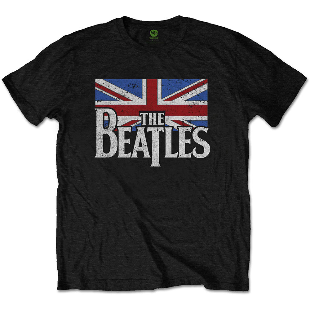 T-Shirt - Beatles, Drop T Flag, Navy Blue
