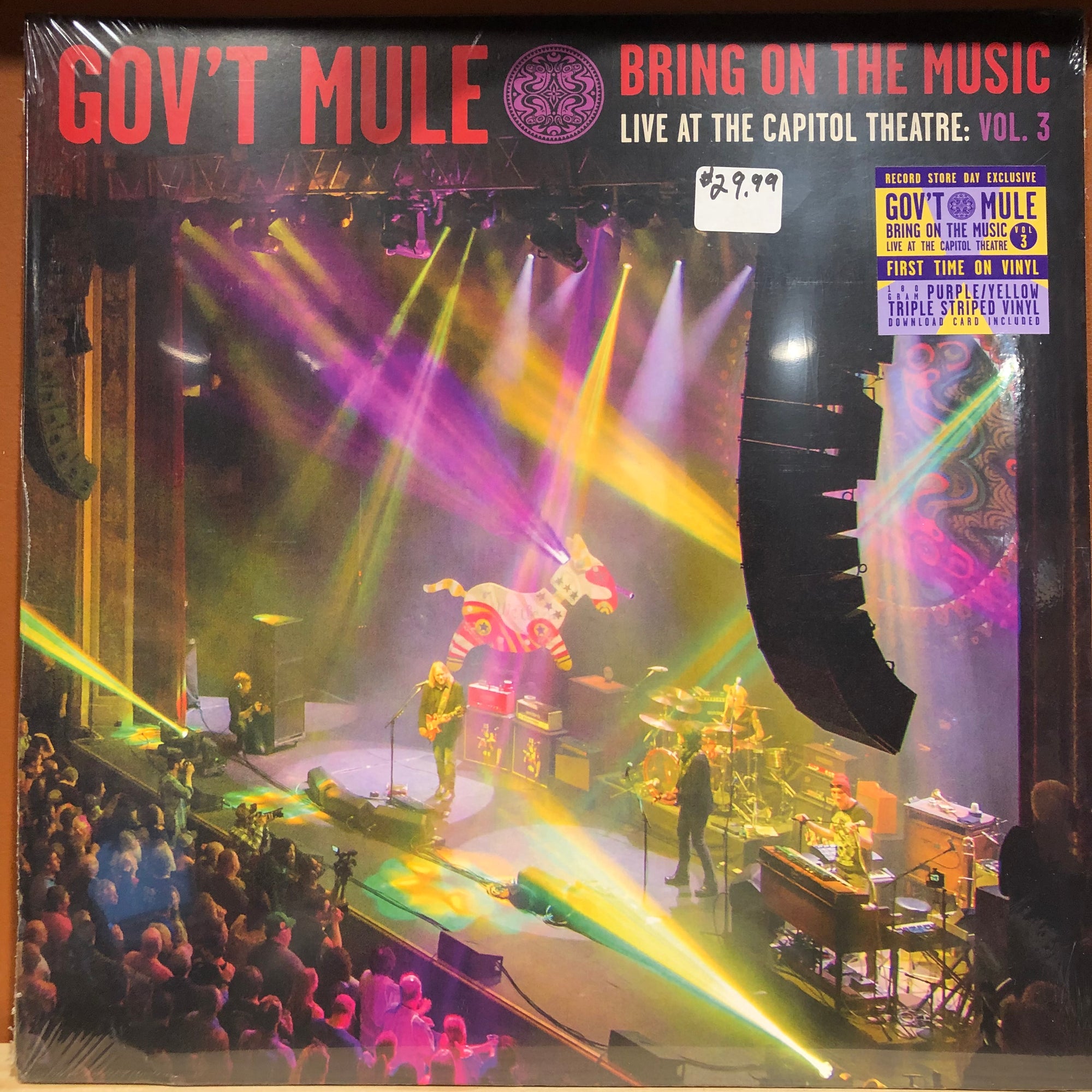 Gov't Mule - Bring On ... Live at Capitol Theatre:  Vol 3 (Vinyl LP Record)