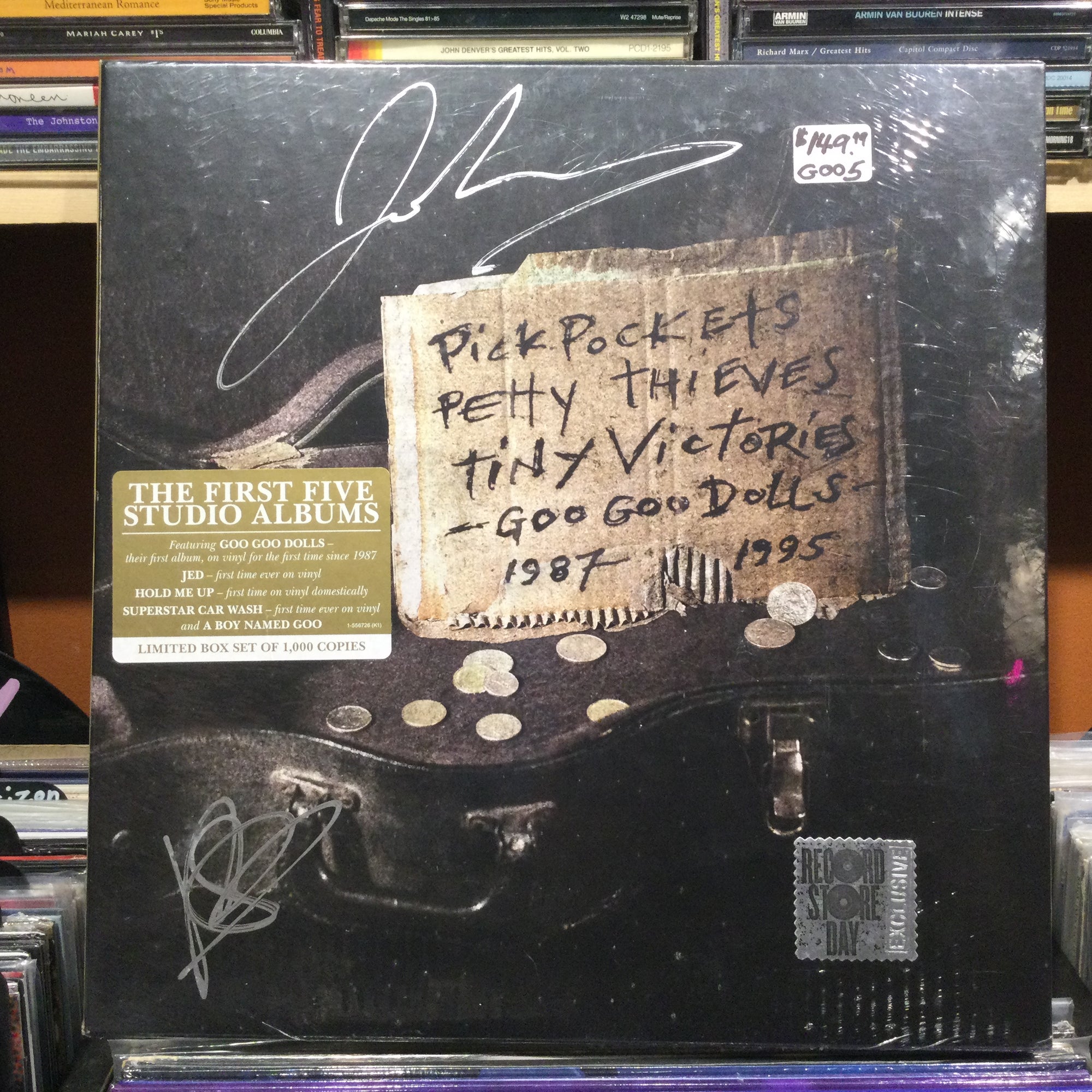 Goo Goo Dolls - Pick Pockets, Petty Thieves Tiny Victories (Vinyl 5LP Boxset) Signed