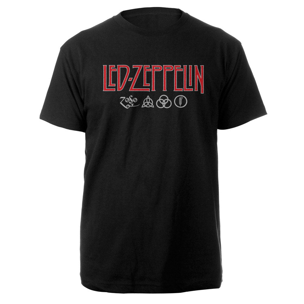 T-Shirt - Led Zeppelin Logo & Symbols