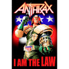 ANTHRAX TEXTILE POSTER: I AM THE LAW