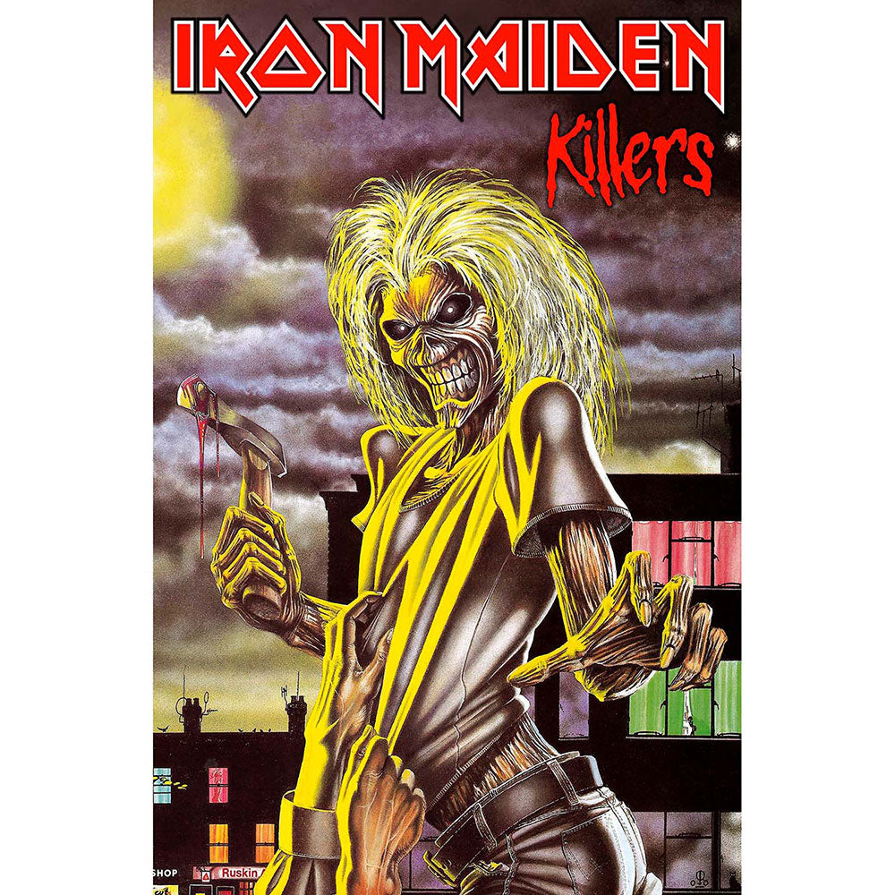 IRON MAIDEN TEXTILE POSTER: KILLERS