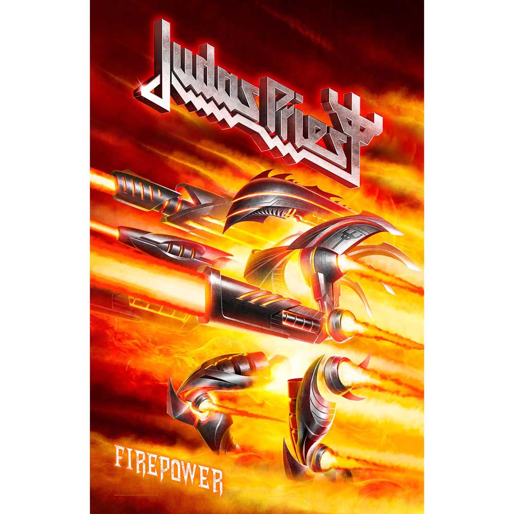 JUDAS PRIEST TEXTILE POSTER: FIREPOWER