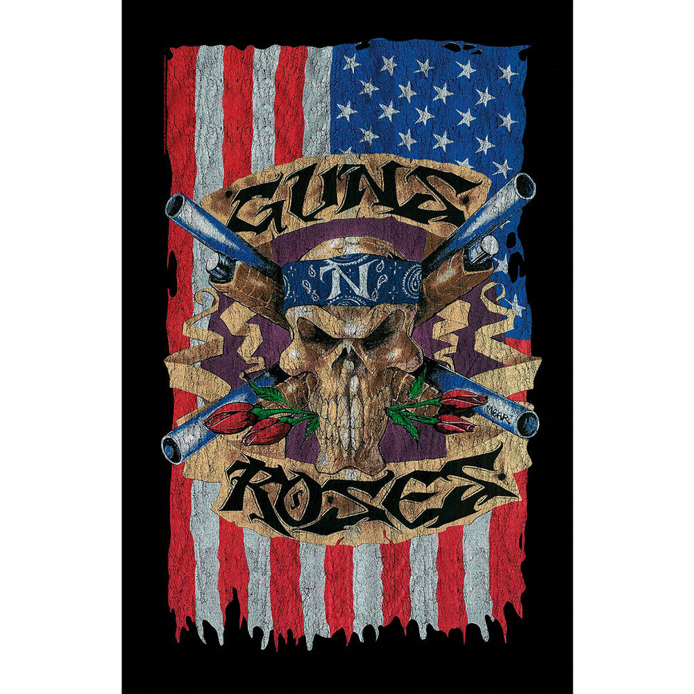 GUNS N' ROSES TEXTILE POSTER: FLAG