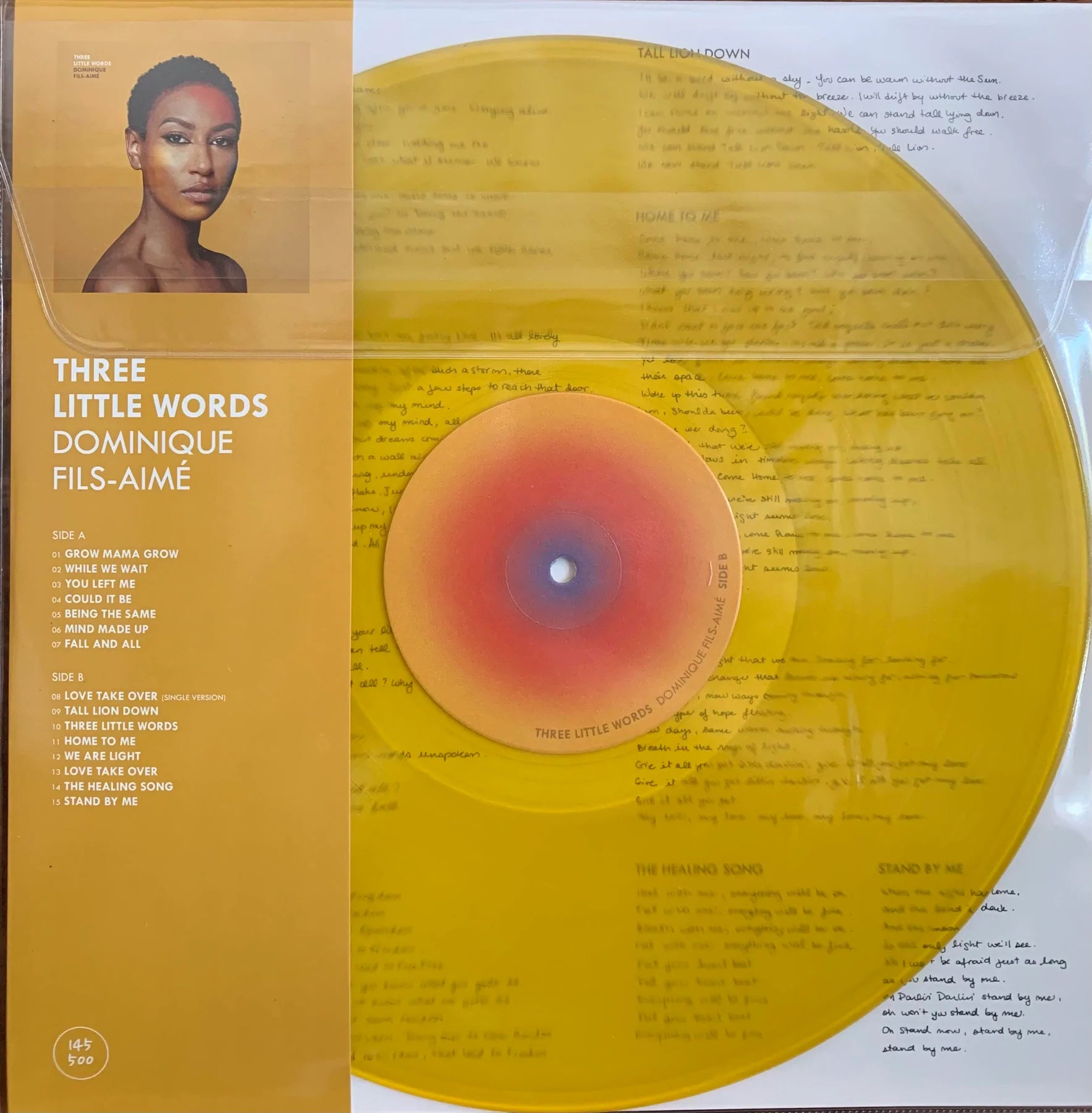 Dominique Fils-Aimé - Three Little Words (Vinyl Yellow LP)