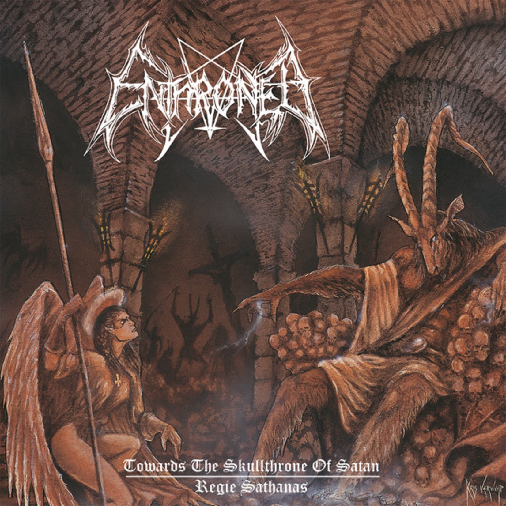 Enthroned - Towards the Skullthrone of Satan/Regie Sathanas (Vinyl 2LP)